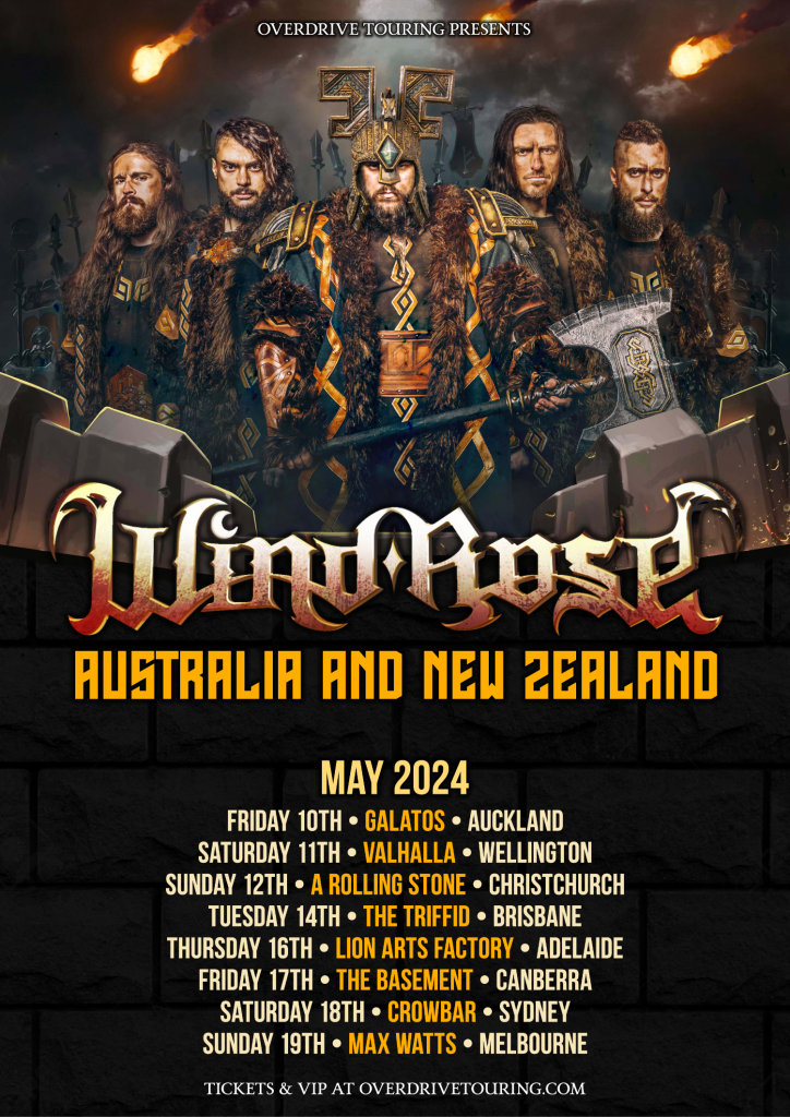 WIND ROSE Italian Dwarven Metallers Announce Australia And New